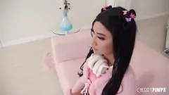 Play Hardcore Playtime with Petite Asian Avery Black and Oliver Davis