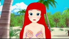 Afspelen 3D anime poesjesaanbidding in hete hentai-game - nieuwe visuele roman