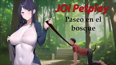 Afspelen BDSM Hetai Anime: Dominatrix traint anale slaaf met JOI en kuisheid - Spaanse audio